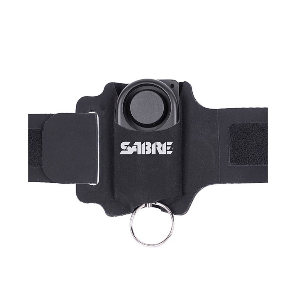 Sabre Weatherproof Runner Personal Alarm 130dB With Reflective Logo Wrist Strap